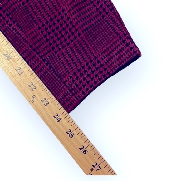 Torrid Pants Pull On Comfort Red Black Check Pattern Size 0 (Large) - Picture 12 of 12